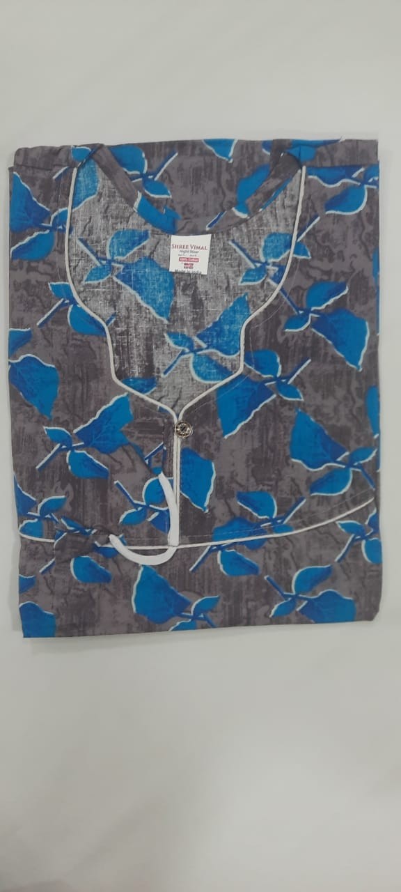 FRONT BUTTON COTTON NIGHTY