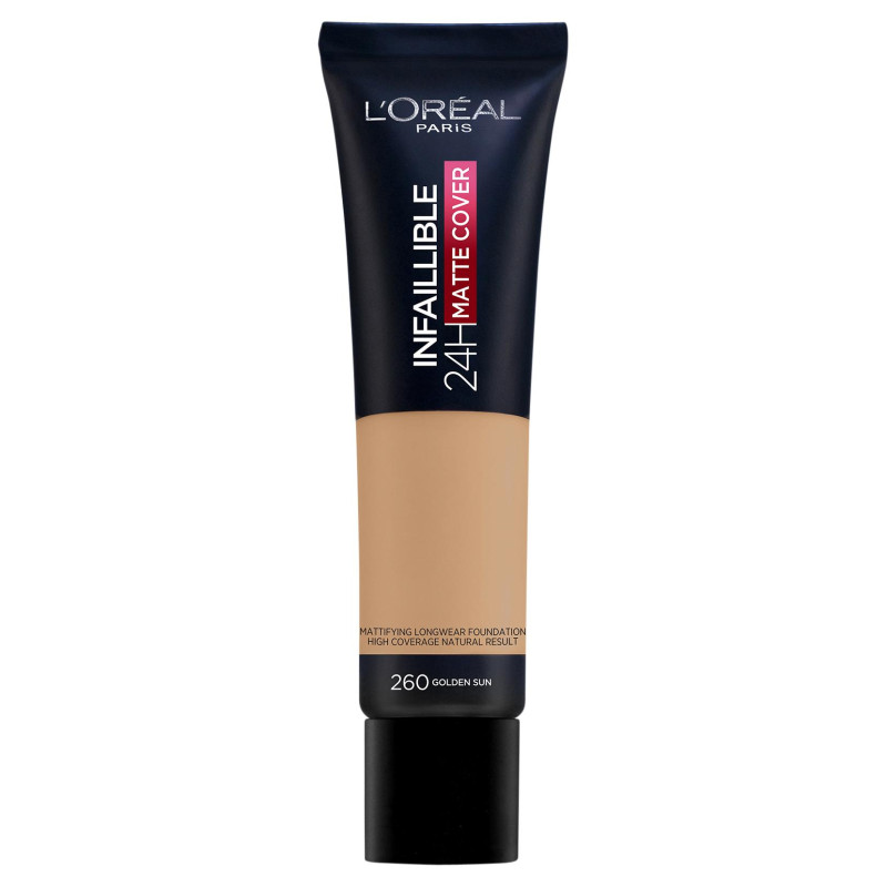 L'Oreal Infallible 24HR Matte Cover Foundation - 260 GOLDEN SUN