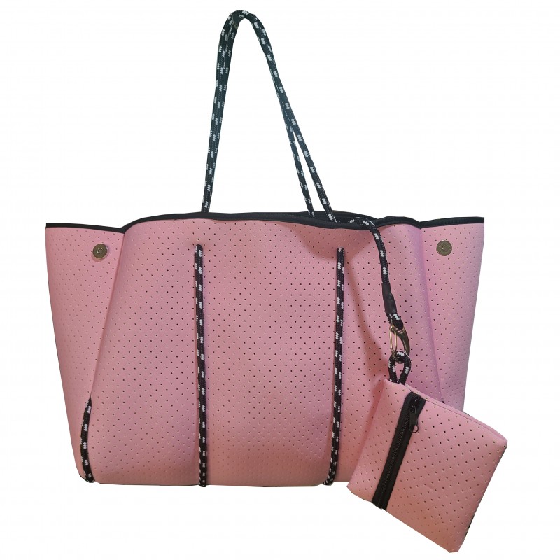 Beach bag ladies perforated neoprene tote bags printing neoprene bag private label women waterproof handbags
