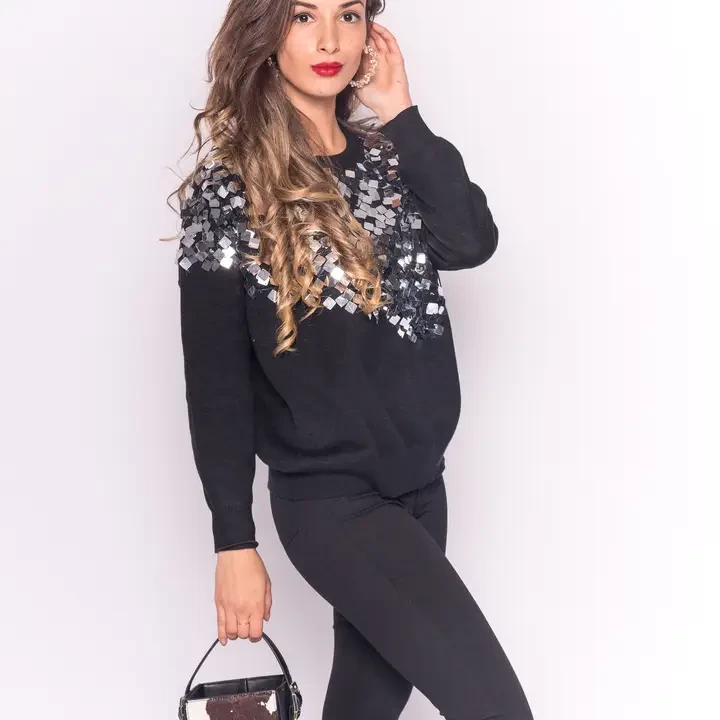 Mirror Sequin Jumper