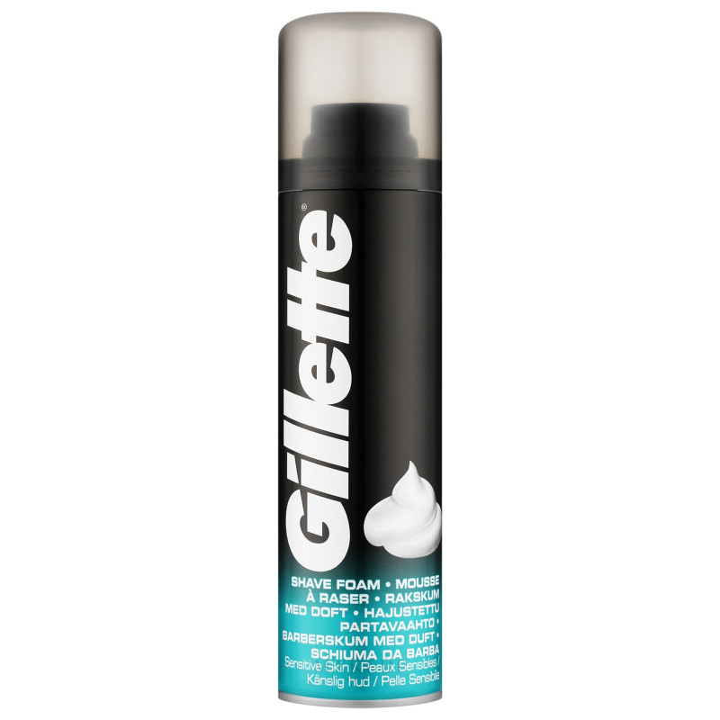 Gillette Shave Foam Mousse For Sensitive Skin 200ml