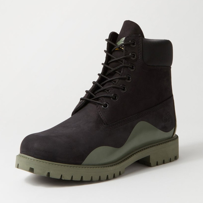 Adult’s Timberland ‘Heritage 6 Inch’ Boots Black/Green
