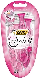 BIC RAZOR MISS SOLEIL + VIT E - 4S