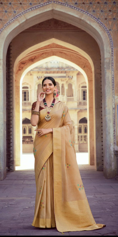 Pure Tissue Silk With Mina Saree