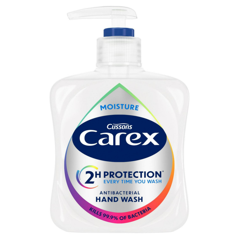 Carex Moisture Antibacterial Hand Wash 2Hr Protection 250ml