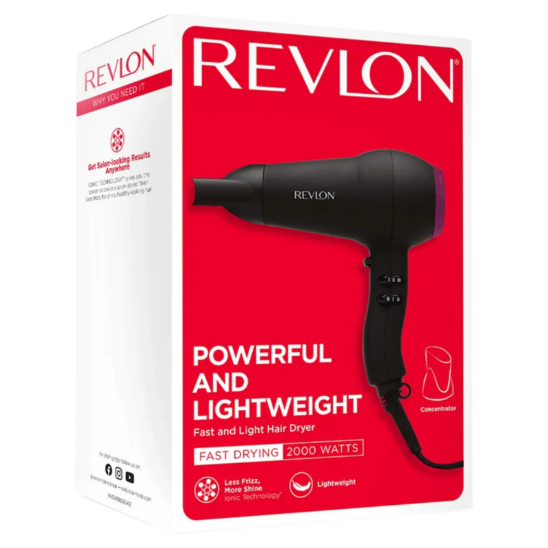 Revlon Powerful and Lightweight 2000W Fast and Light Hairdryer