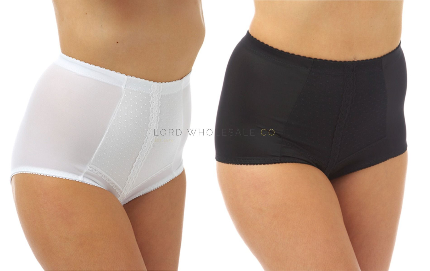 Ladies Medium Control Lace Panel Girdle MAK12