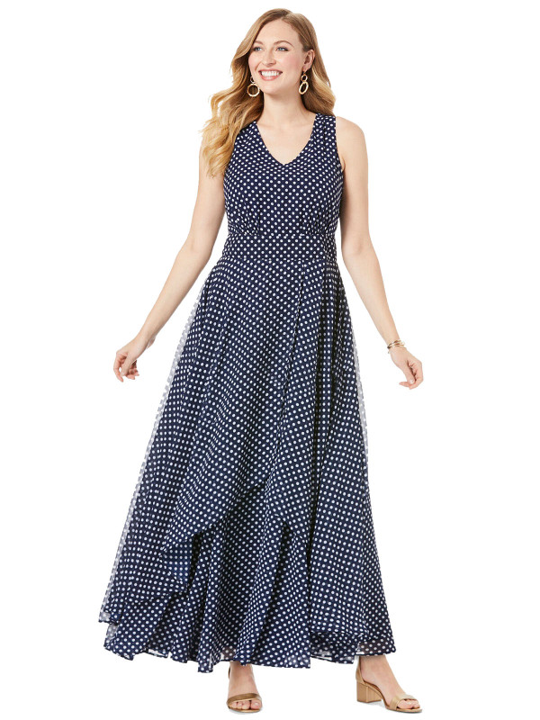 NAVY Flyaway Maxi Dress
