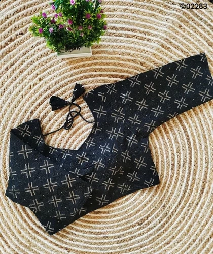 SEQUENCE WORK Georgette Blouse (Ready Made)