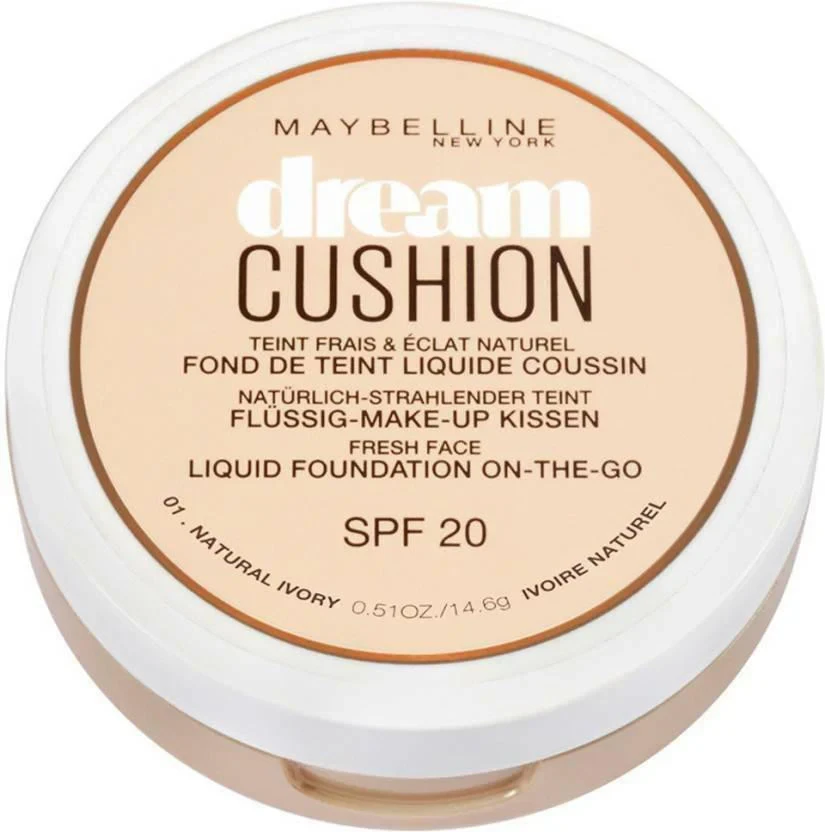 Maybelline Dream Cushion Liquid Foundation 01 Natural Ivory