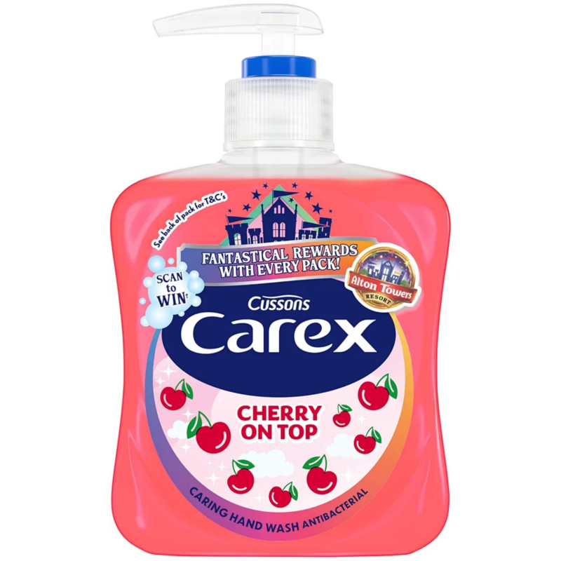 Carex Cherry On Top Antibacterial Hand Wash 250ml