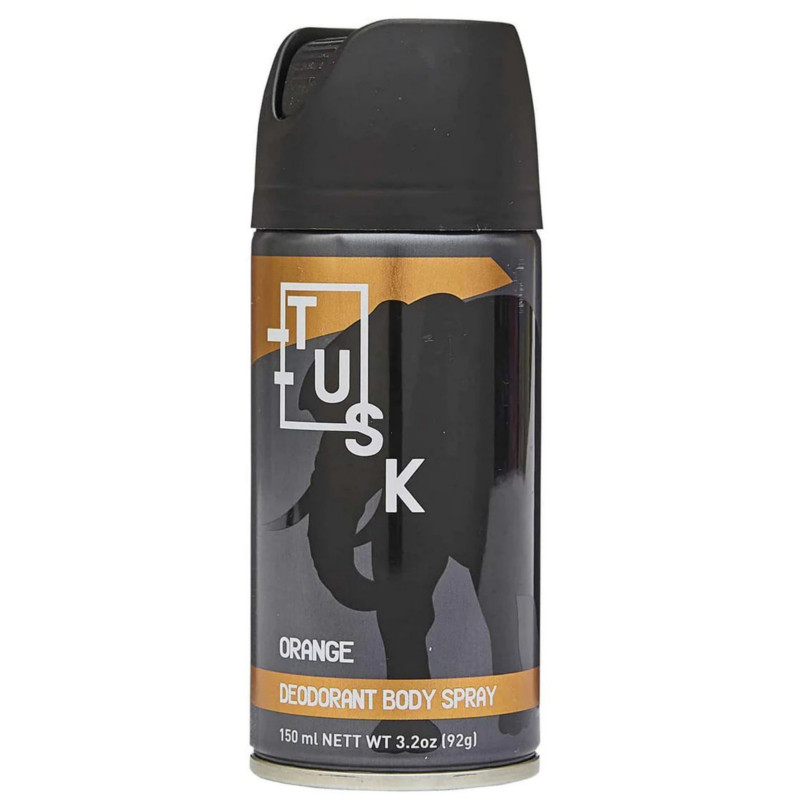 Tusk Orange Men's Deodorant Body Spray 150ml