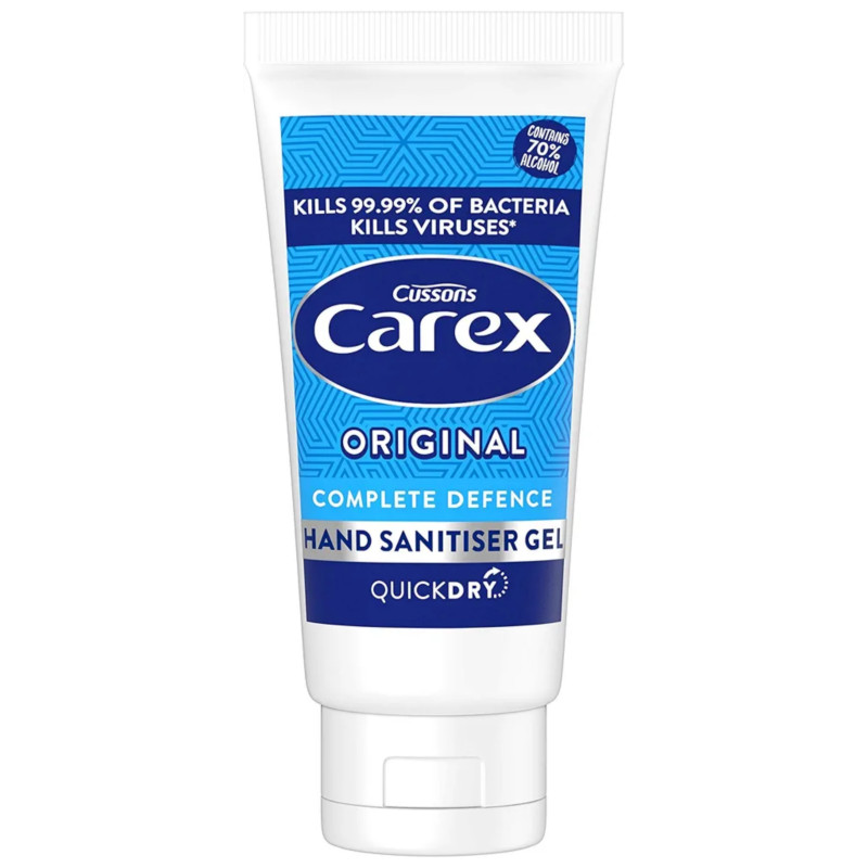 Carex Original Complete Defence Quick Dry Hand Sanitiser Gel 50ml