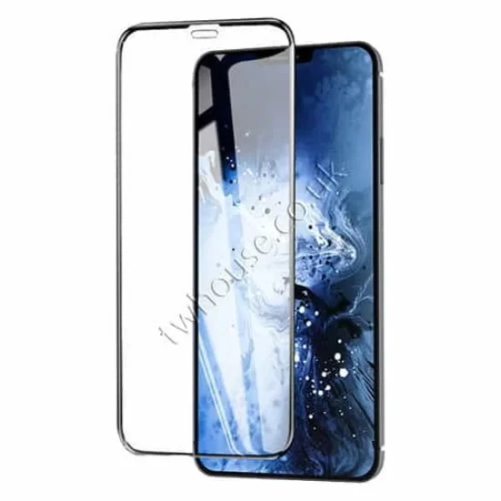 GS 21D 9H Full Cover Tempered Glass for iPhone 12 Pro (6.1") (Black)