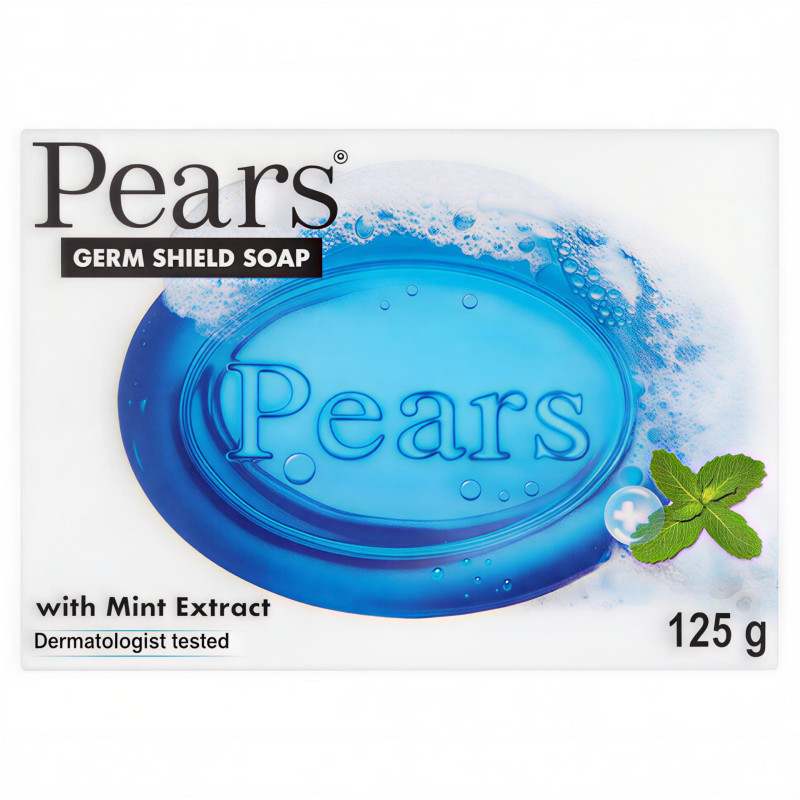 Pears Germ Shield Soap With Mint Extract 125g