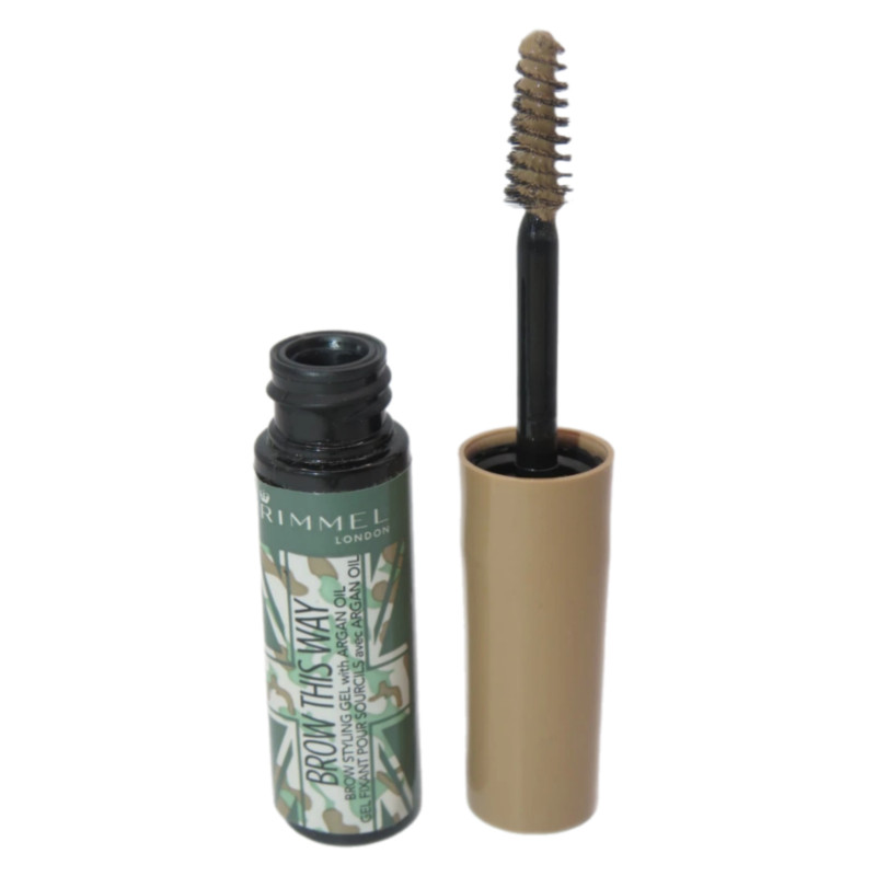 Rimmel London Brow This Way Brow Styling Gel - 001 BLONDE (Green Case)
