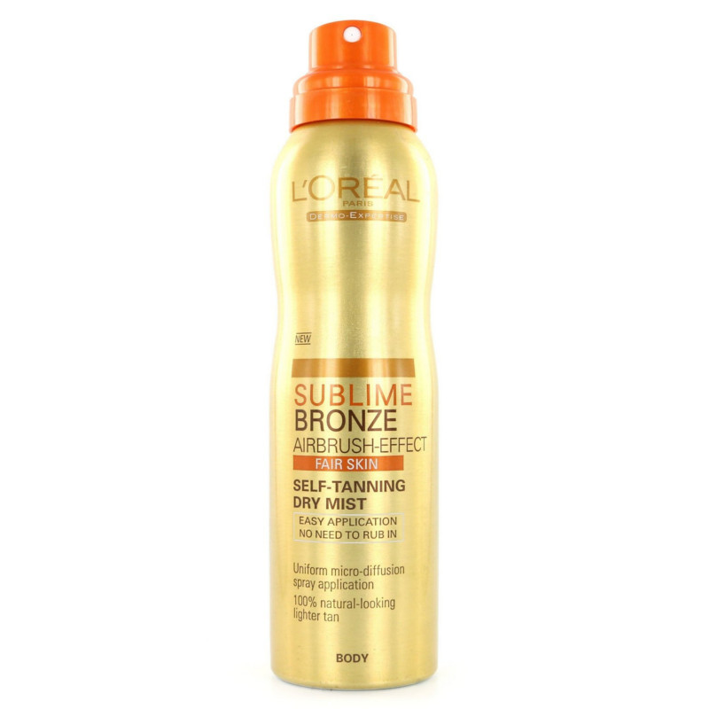 L'Oreal Sublime Bronze Self-Tanning Dry Mist - Fair Skin