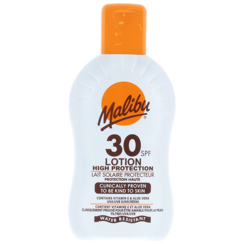 Malibu 30 SPF High Protection Sun Lotion 200ml