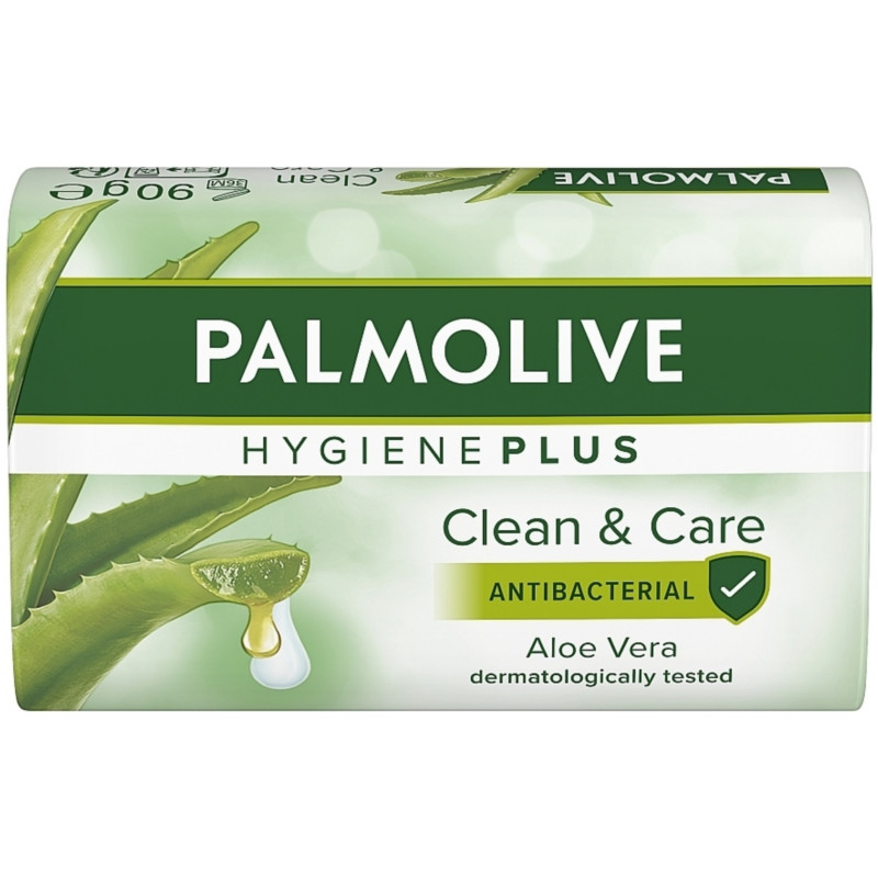 Palmolive Hygiene Plus Aloe Vera Clean and Care Antibacterial Bar Soap 90g