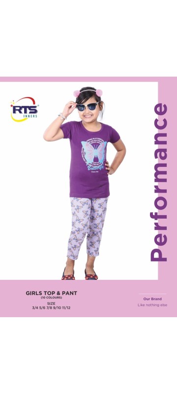 GIRLS TOP & PANTS(10 COLORS)