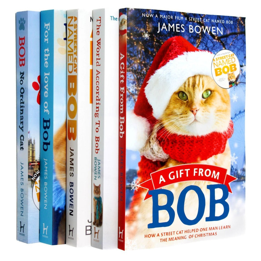Bob The Cat 5 Book Series Collection by James Bowen