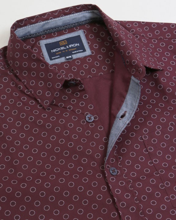 Dotted Circles Geo Shirt