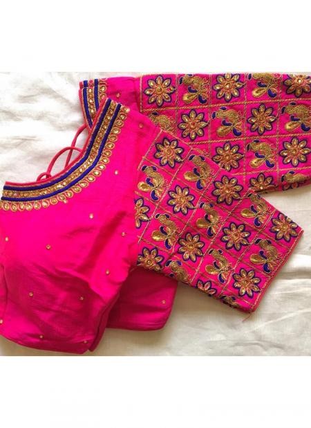 Multi Stone Work Phantom Silk Blouses Collection