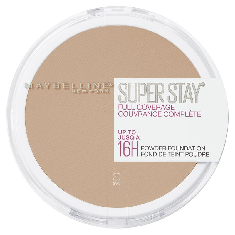 Maybelline Superstay 16HR Full Coverage Powder Foundation - 30 SAND