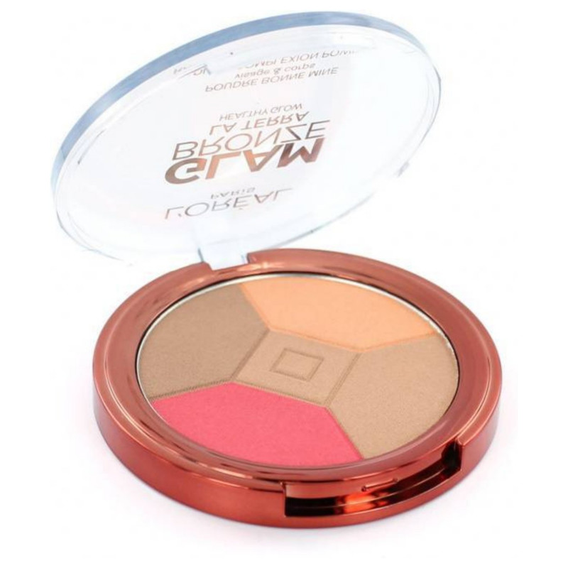 L'Oreal Glam Bronze Le Terra Healthy Glow Palette - 02 MEDIUM SPERANZA