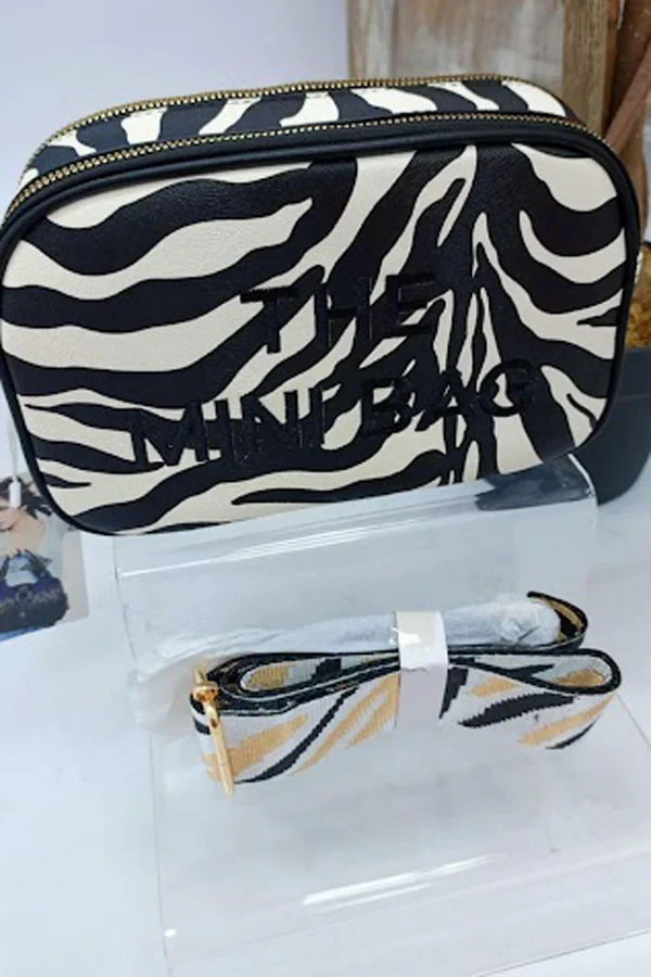 Leopard Print Adjustable Strap Crossbody Bag
