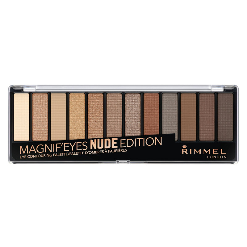 Rimmel London Magnif'Eyes Eye Contouring Eyeshadow Palette - 001 NUDE EDITION