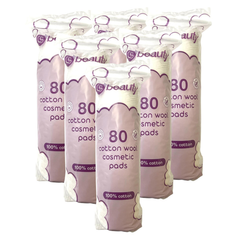 Country Cosmetic Cotton Wool Cosmetic Pads 80Pack