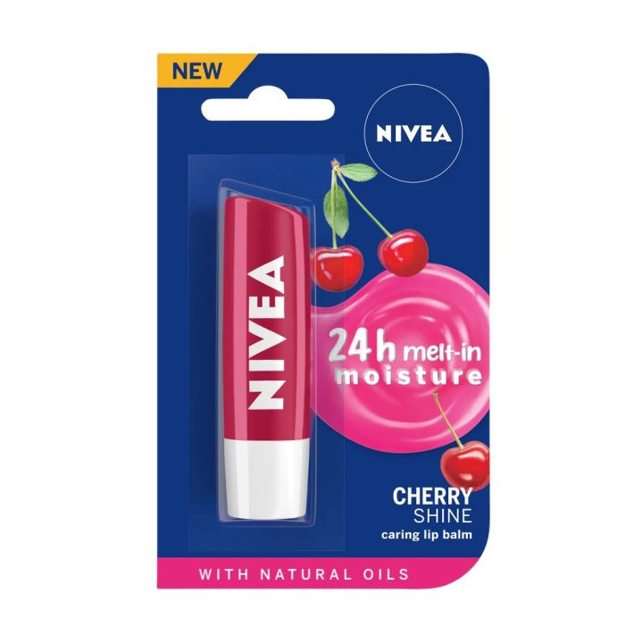 Nivea Cherry Shine Lip Balm 4.8g