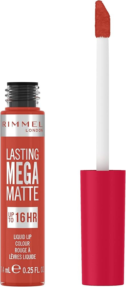 Rimmel London Lasting Mega Matte 16HR Liquid Lipstick 920 Scarlet Flames
