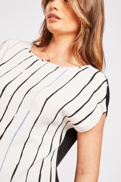 STRIPED CONTRAST TOP