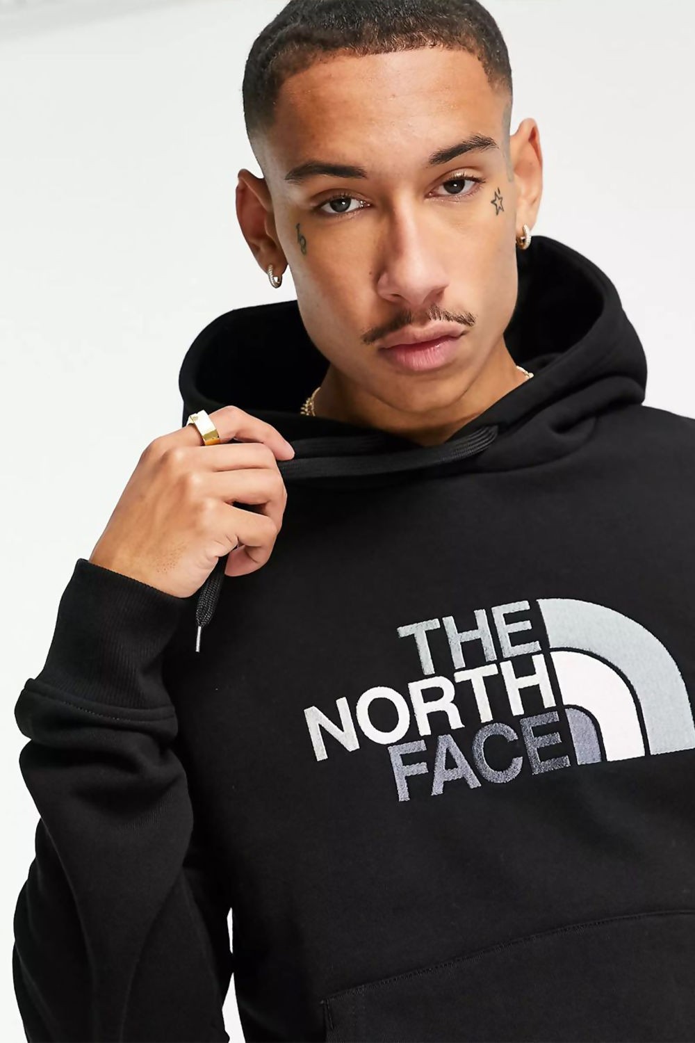 BLACK THE NORTH FACE DREW PEAK HOODIE