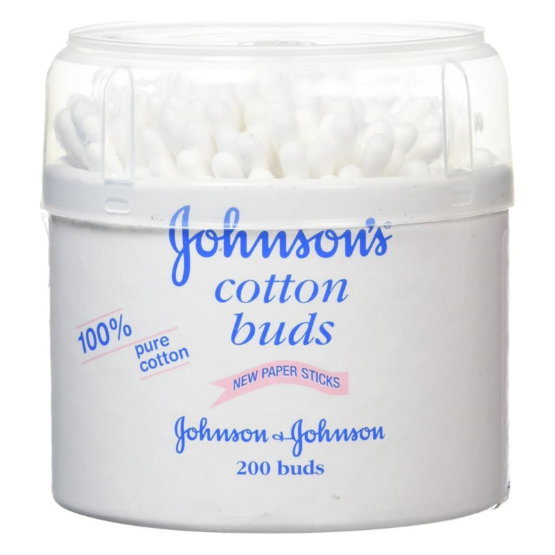 Johnson's Paper Stick Cotton Buds 200Pack