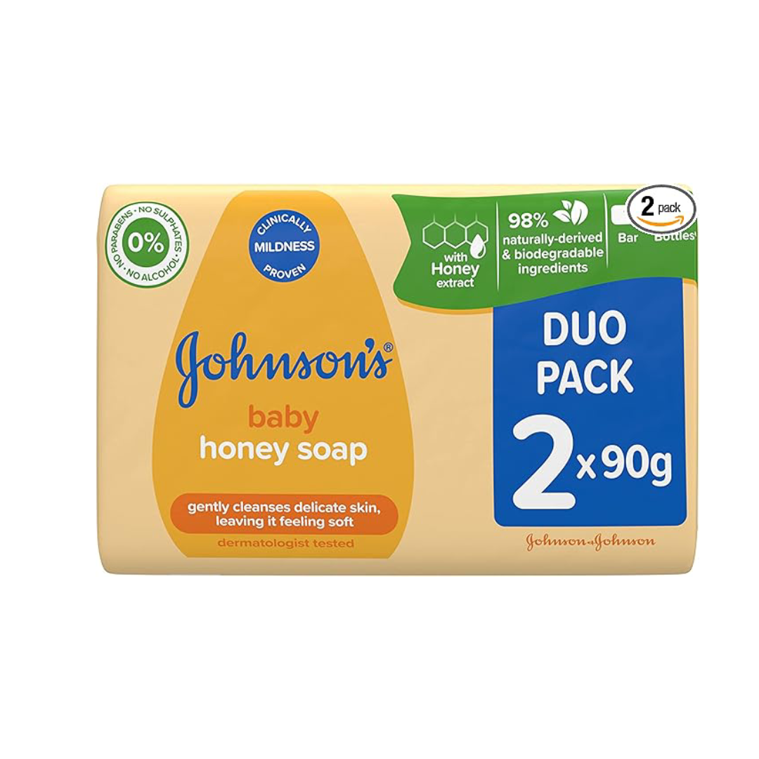 JOHNSON BABY SOAP HONEY-2PACK - 90G