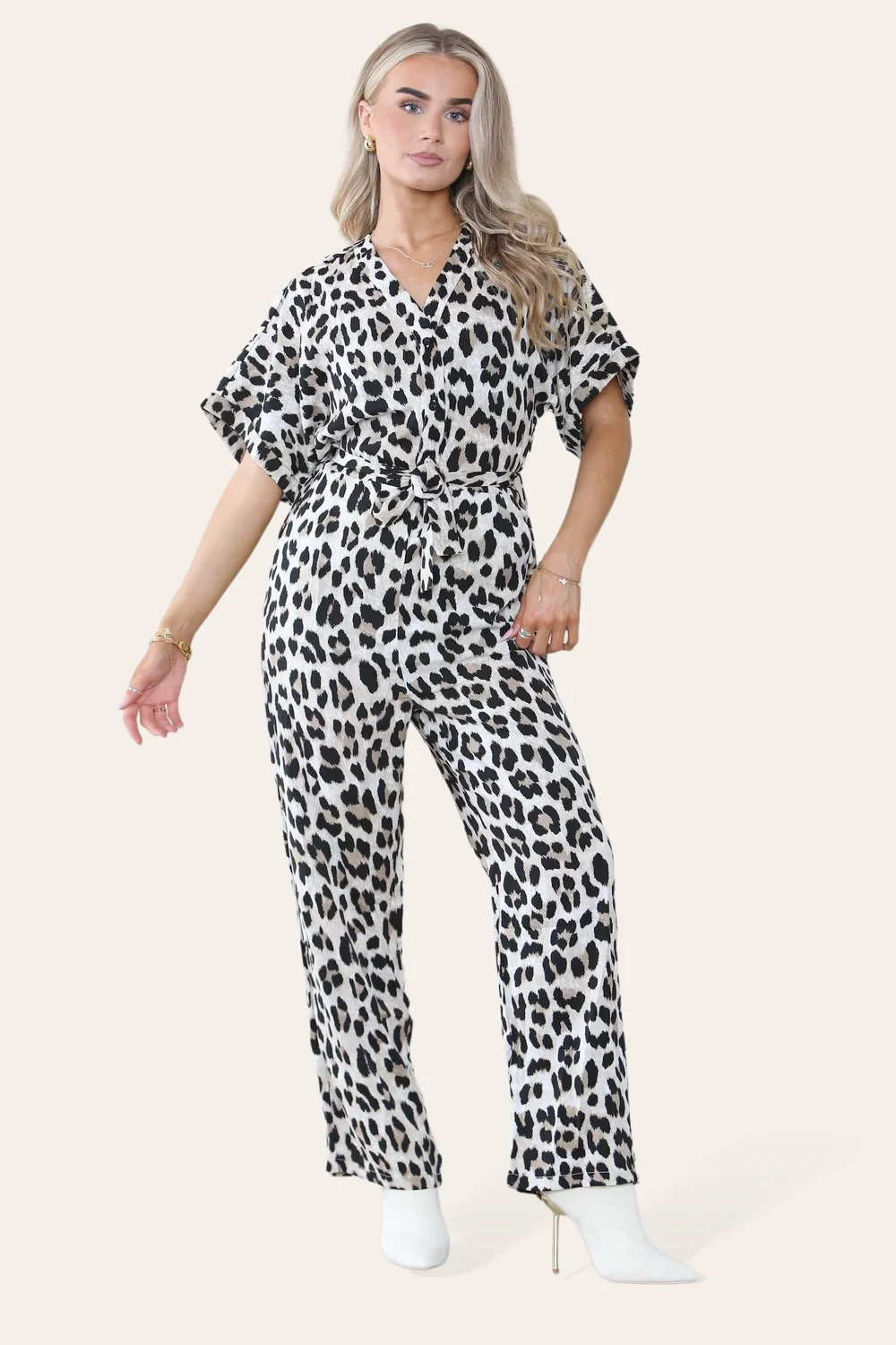 LEOPARD PRINT JUMPSUIT