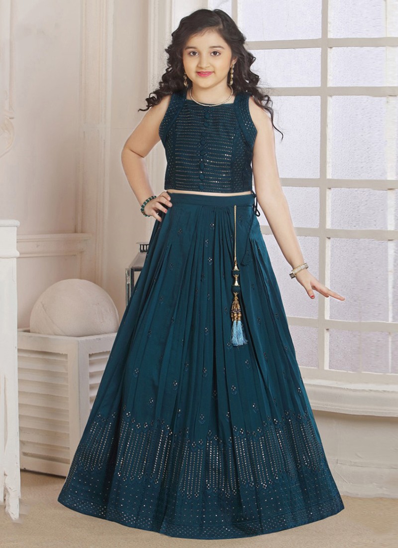 Pure Georgette Kids Lehenga Choli