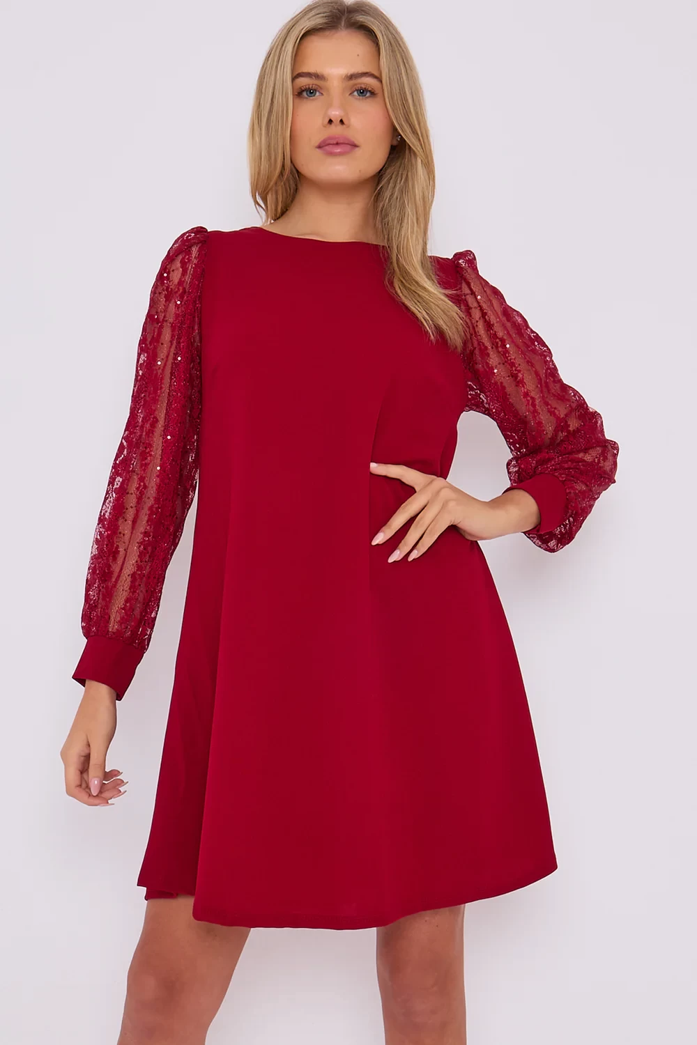ALINA LACE SLEEVE TUNIC