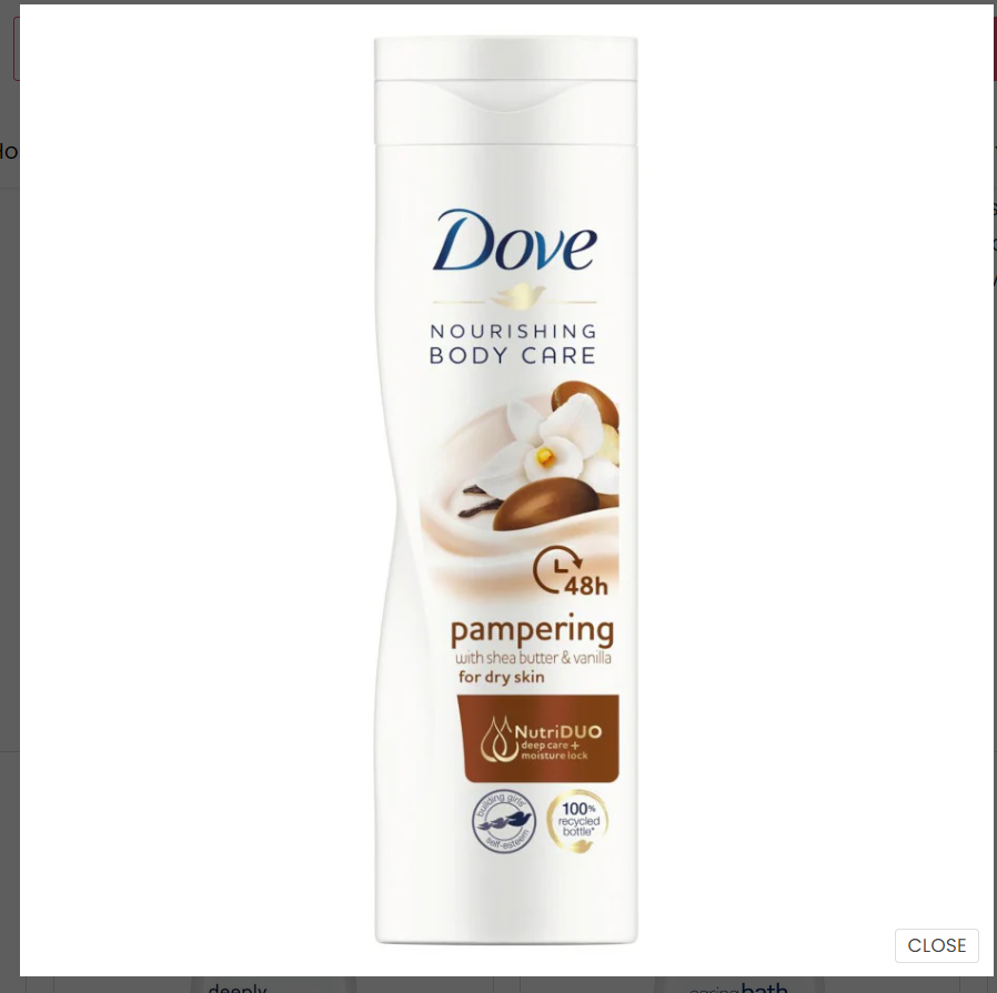 DOVE B/LOTION SHEA&VANI DRYSKI - 250ML