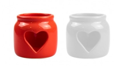 HEART CUT-OUT TEALIGHT HOLDER
