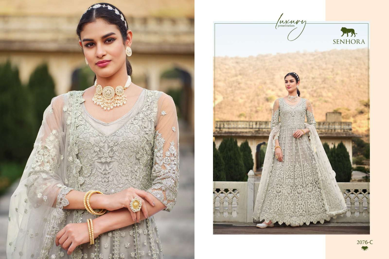 senhora anokhi designer heavy work party wear long salwar kameez collection