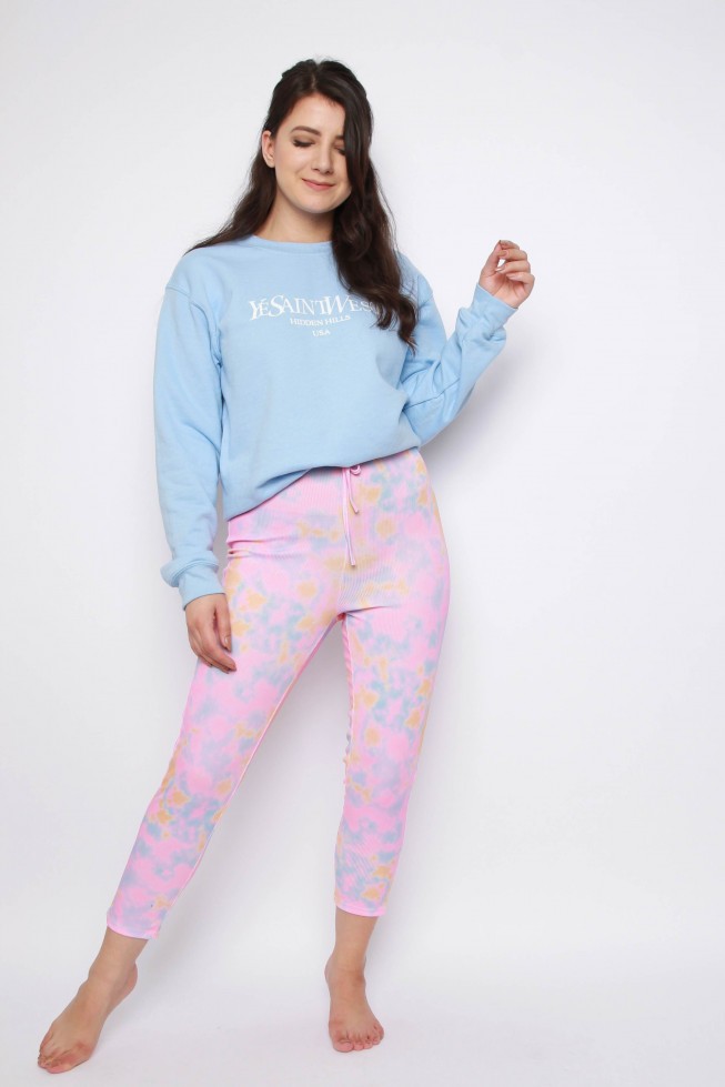 Tie Dye High Waisted Joggers