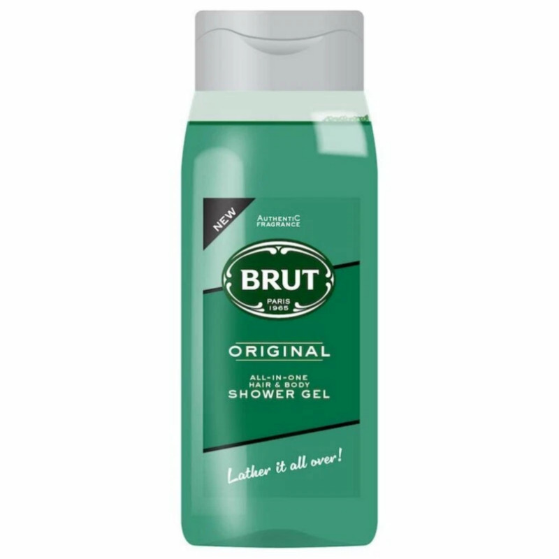 Brut Men's Original All in One Hair and Body Shower Gel 500ml