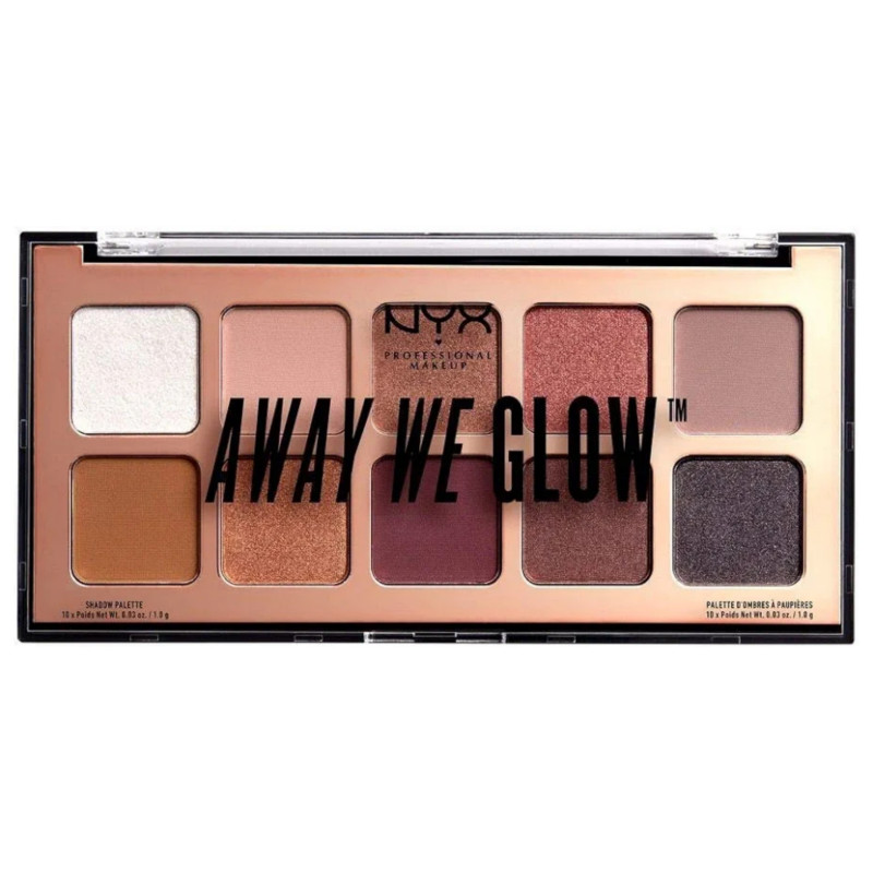 NYX Professional Makeup Away We Glow Shadow Palette - 01 LOVEBEAM