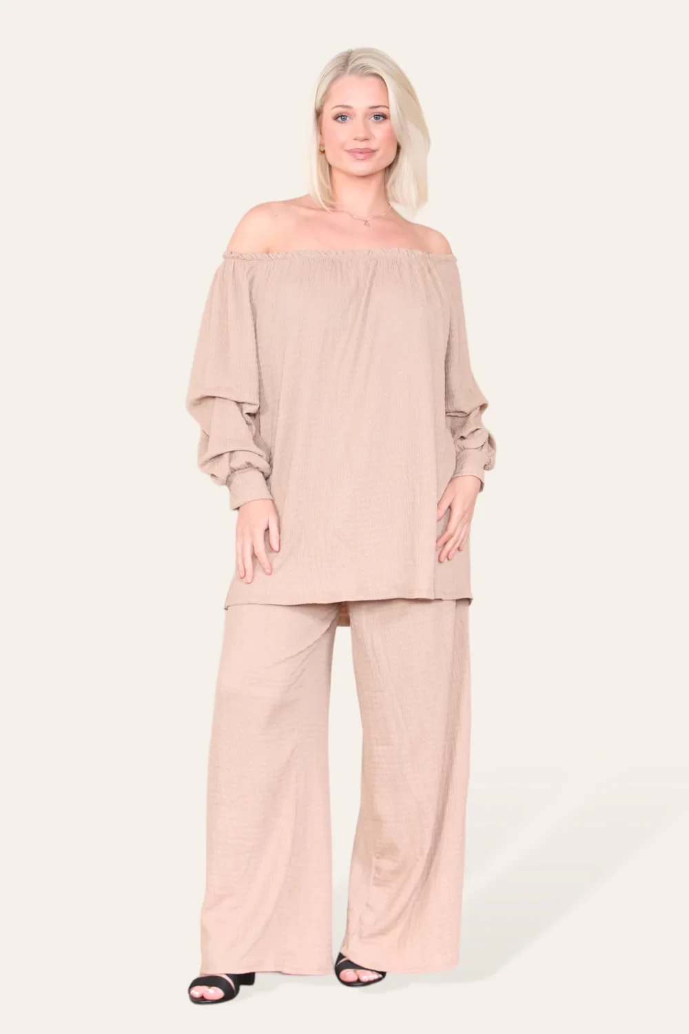 OFF SHOULDER RELAX FIT SET