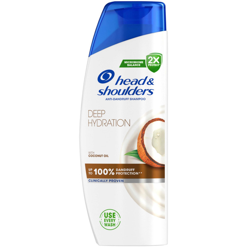 Head & Shoulders Anti-Dandruff Shampoo Deep Hydration With Coconut Oil 250ml