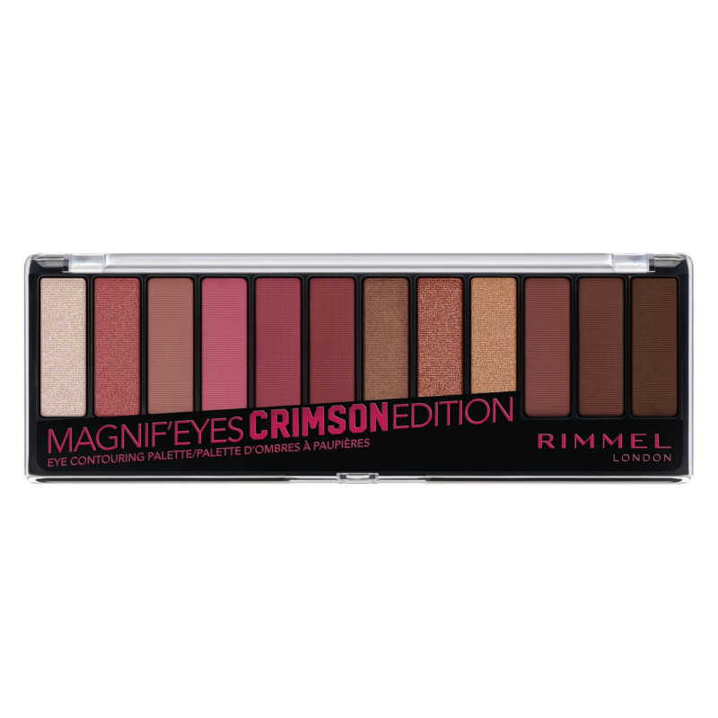 Rimmel London Magnif'Eyes Eye Contouring Palette - 007 CRIMSON EDITION (14.2g)